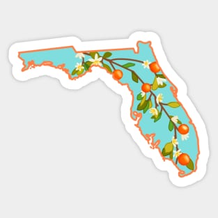 Florida state flower orange blossom Sticker